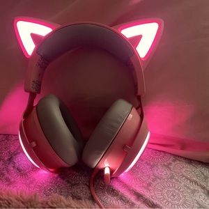 SOMIC GS510 Pink Cat Ear Gaming Headset